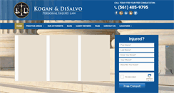 Desktop Screenshot of kogan-disalvo.com