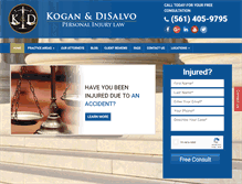 Tablet Screenshot of kogan-disalvo.com